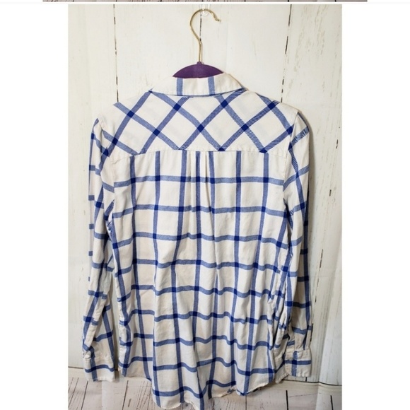 J. CREW FACTORY plaid boyfit button down S - Picture 2 of 5